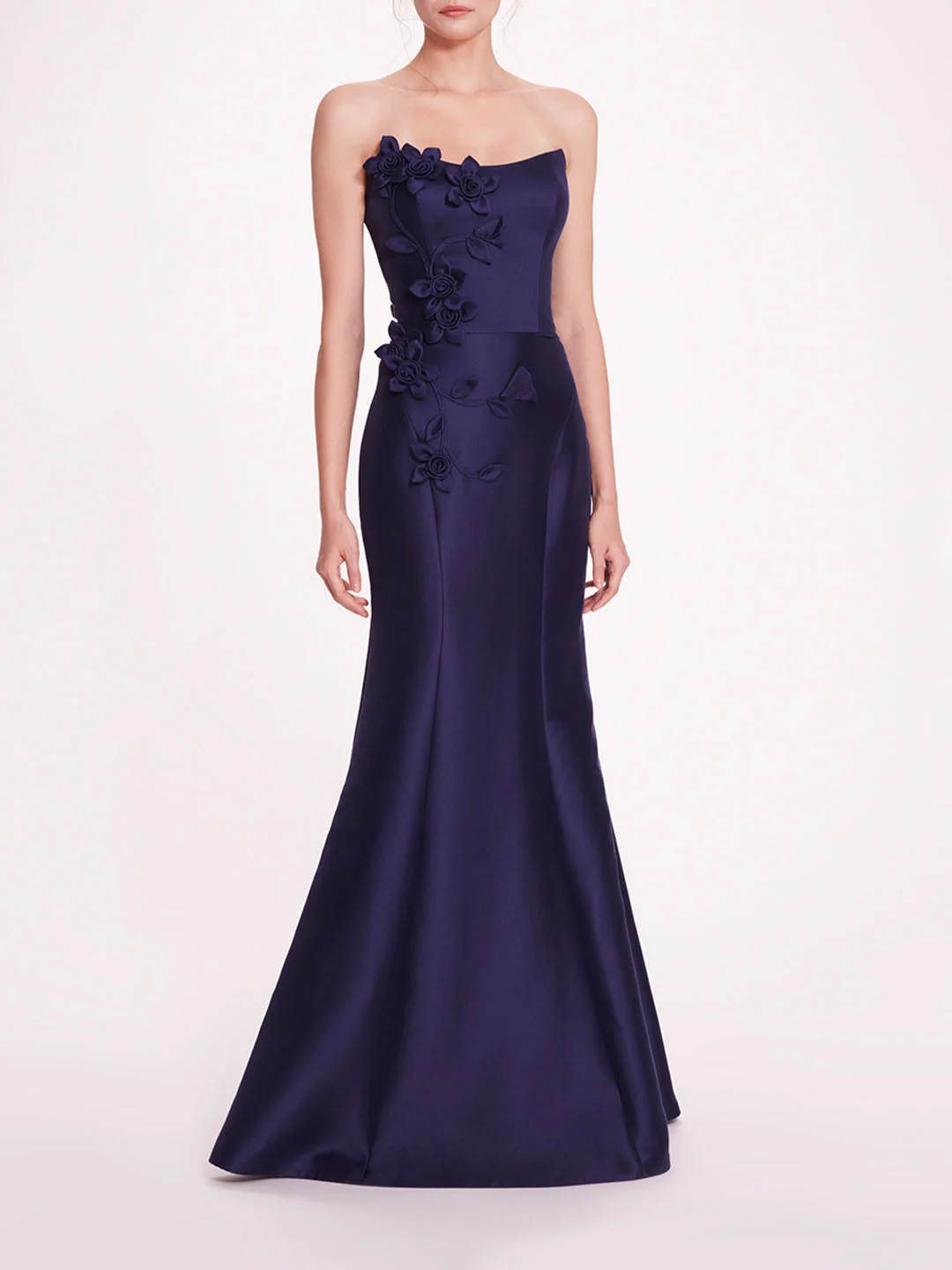 Image of Floral Mikado Gown