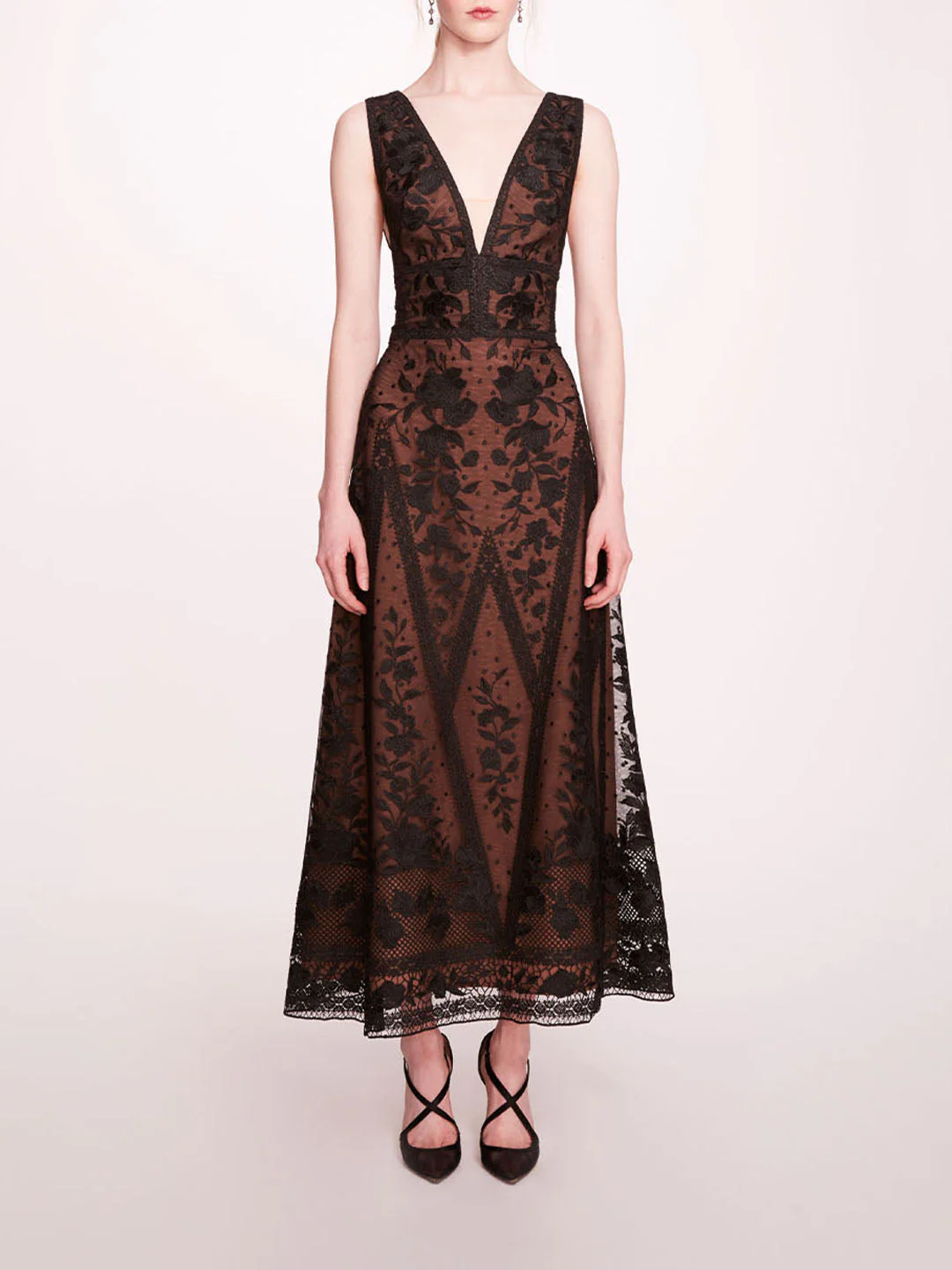 Image of Spear Garden Midi Dress