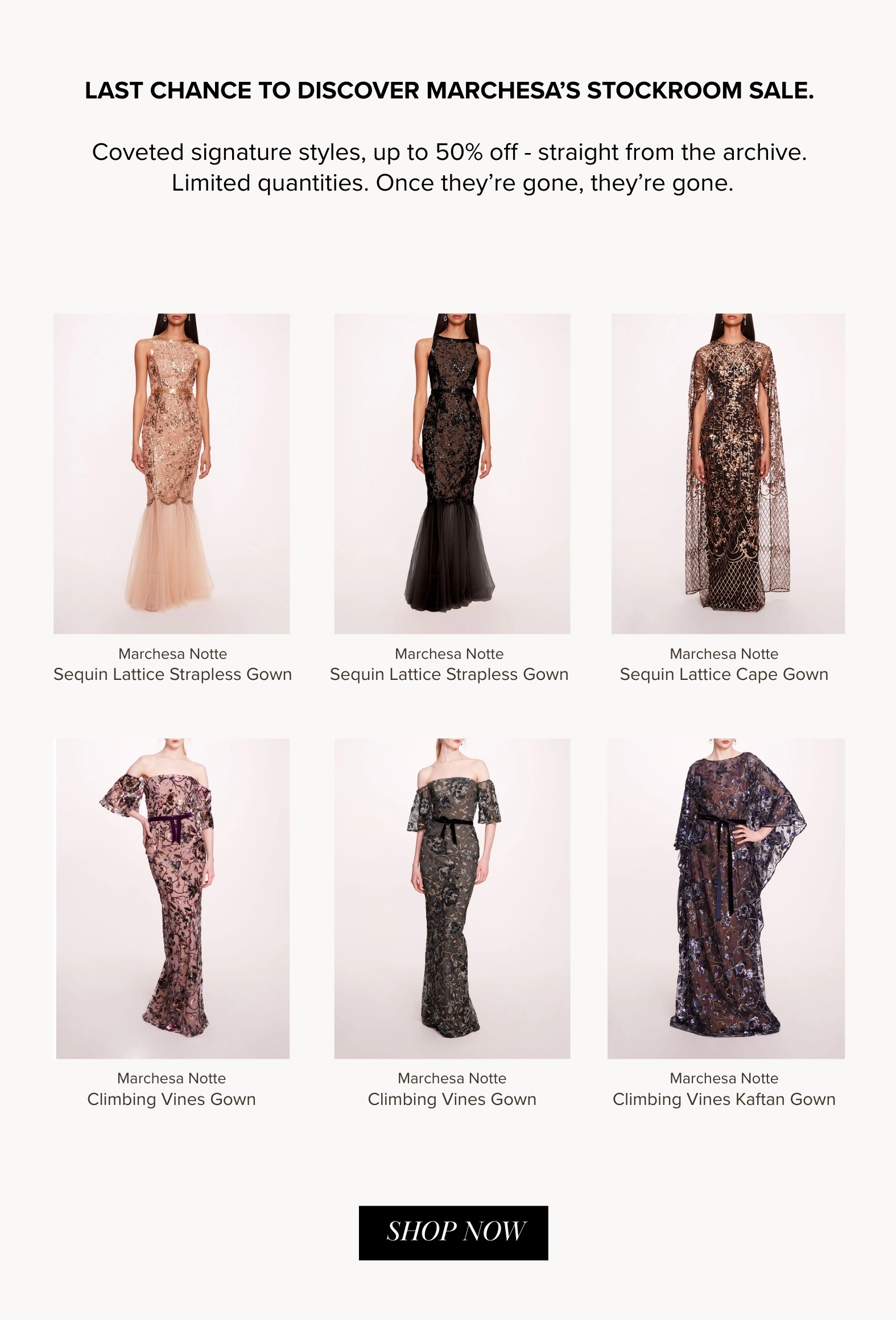 January Stockroom Sale