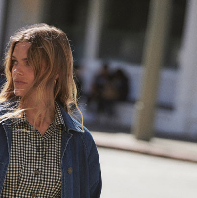 Hayes Denim Trench Coat