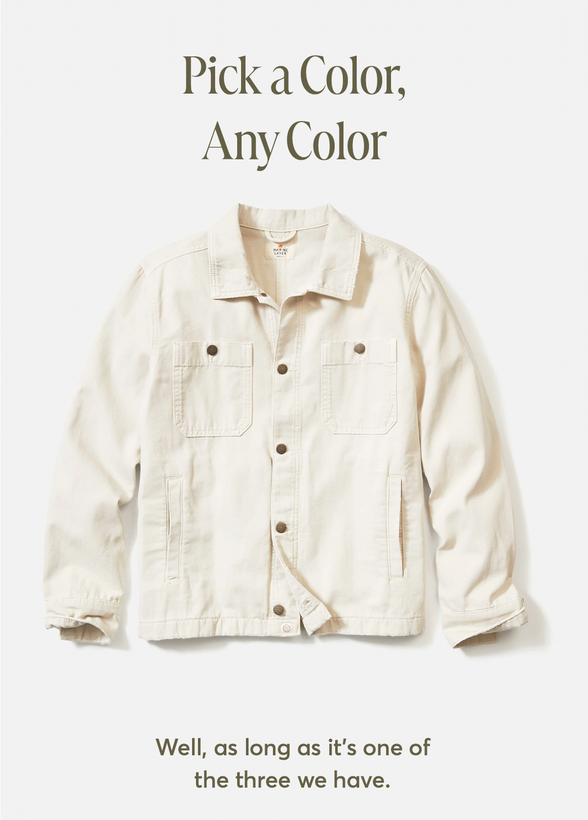 Looks like a jacket, wears like a button down