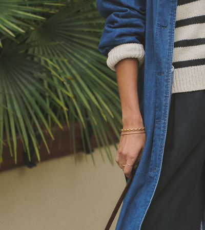Hayes Denim Trench