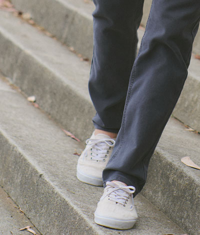Flex Terry Slim Straight Pant
