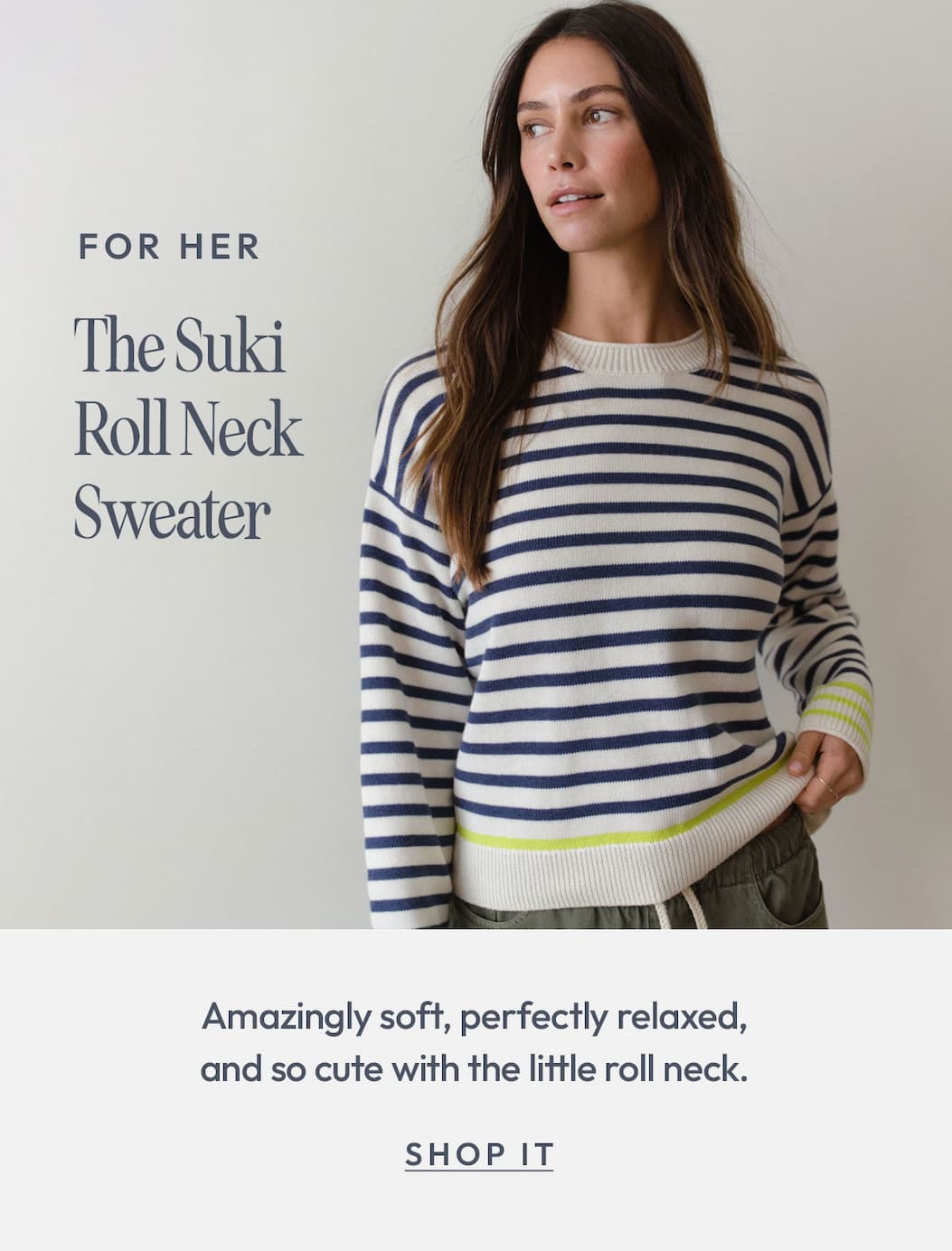 The Suki Roll Neck Sweater