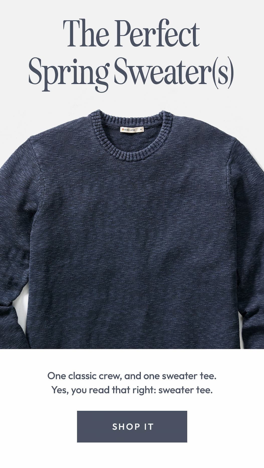 And one of them is a tee (!)