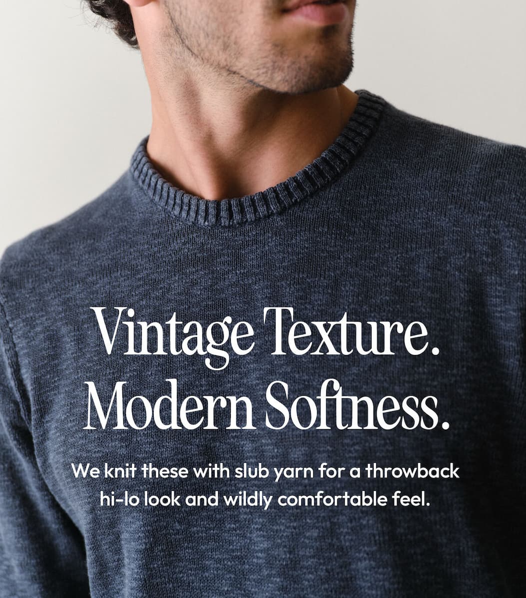 Vintage Texture. Modern Softness.