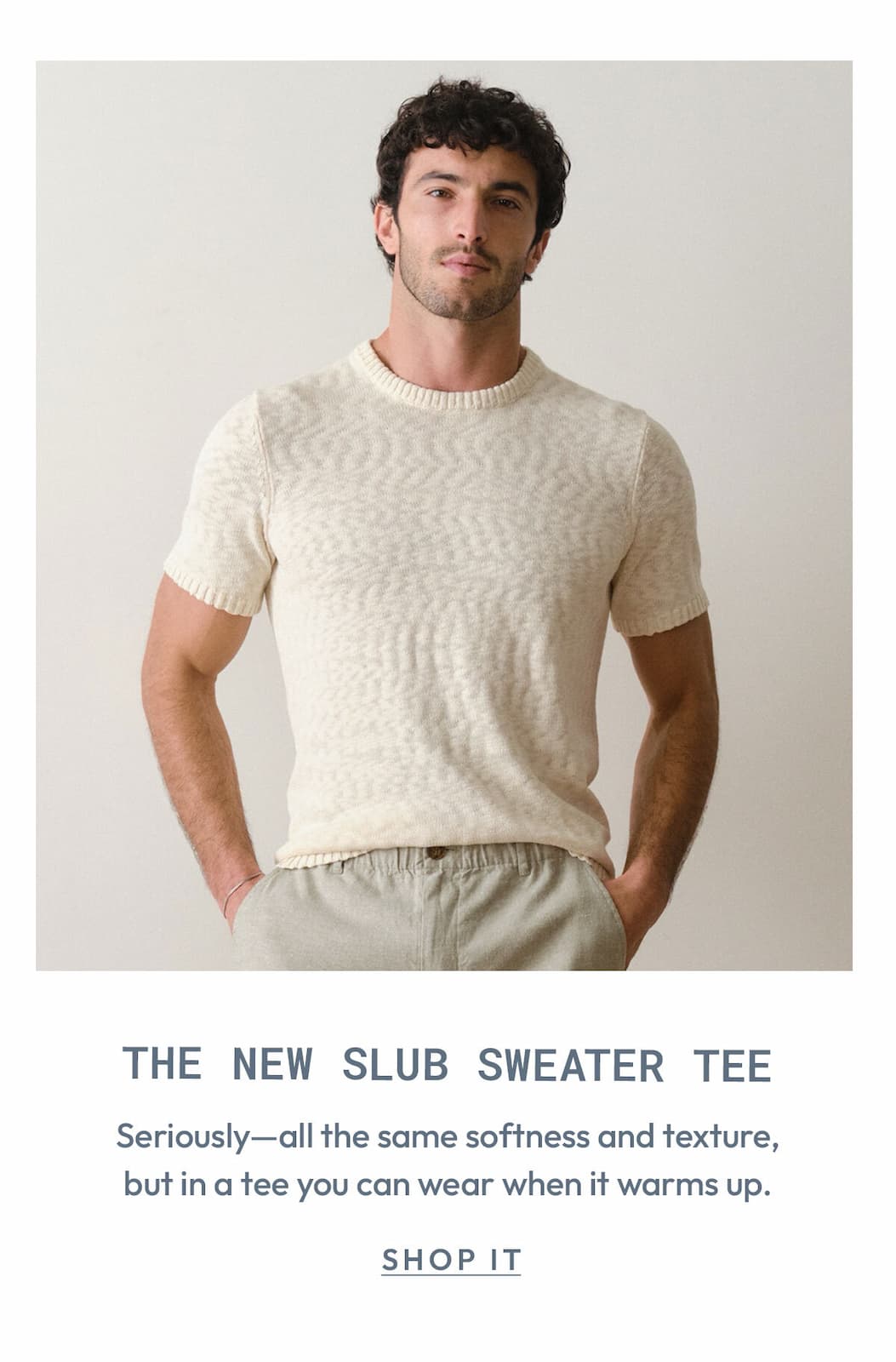 The New Slub Sweater Tee