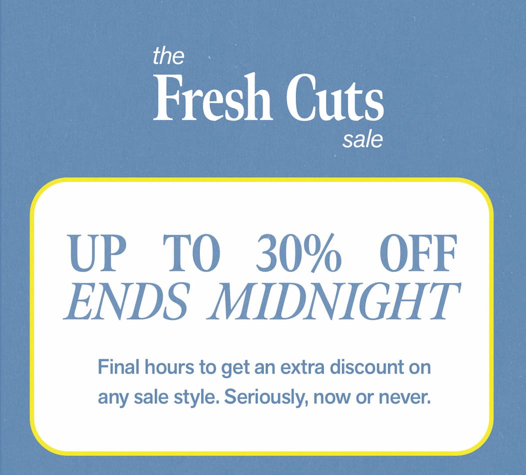 Last call for an extra discount…