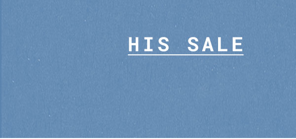 His Sale