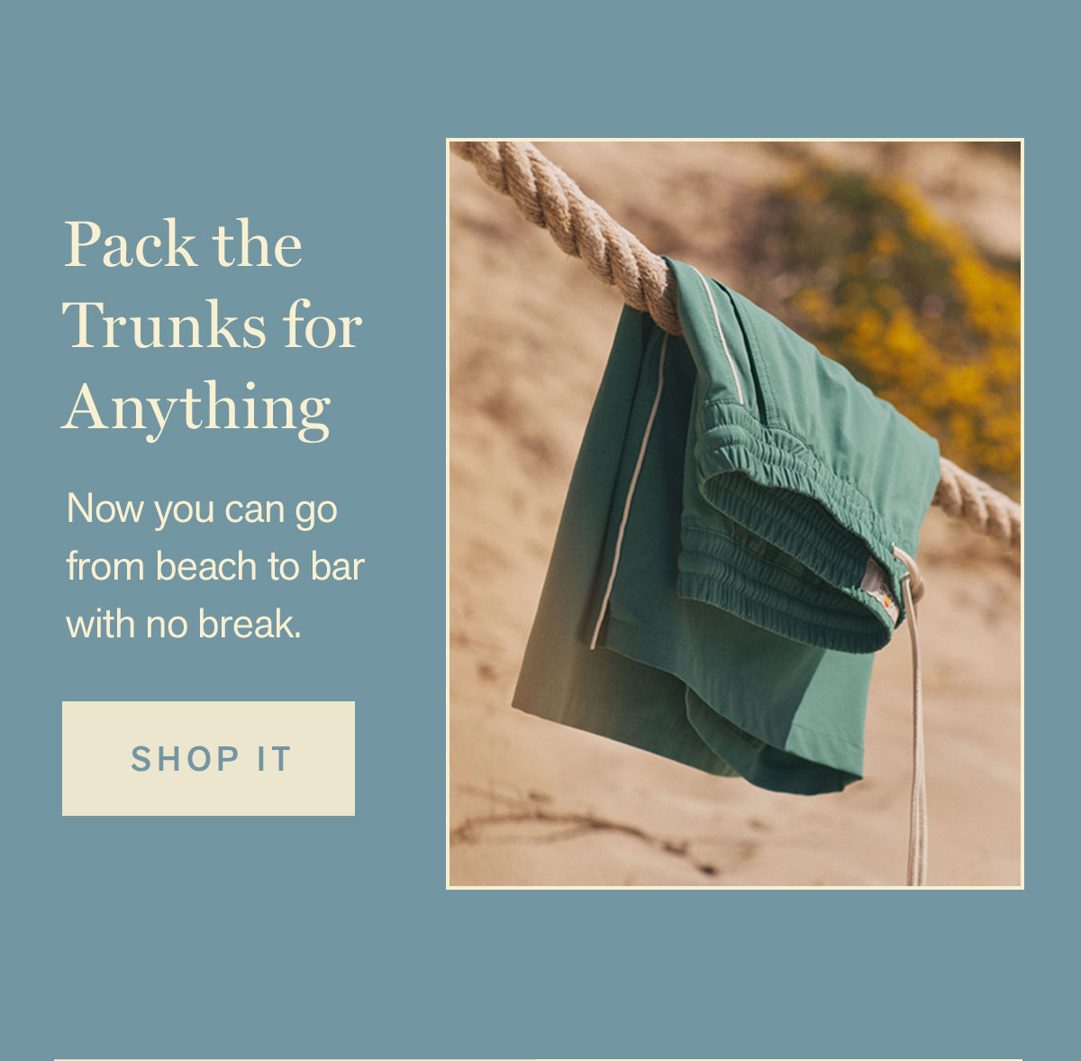 Pack the Trunks