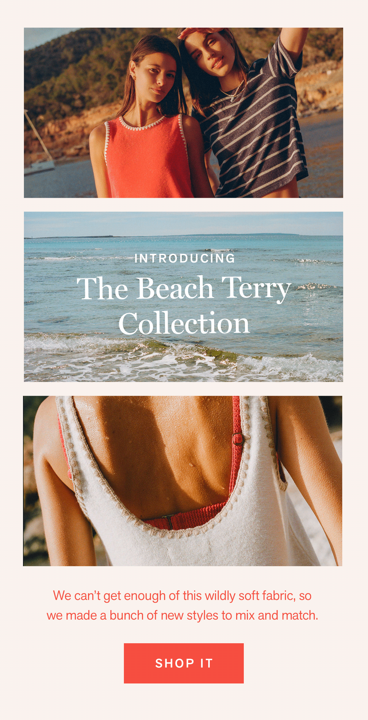 These new terry sets keep it that way