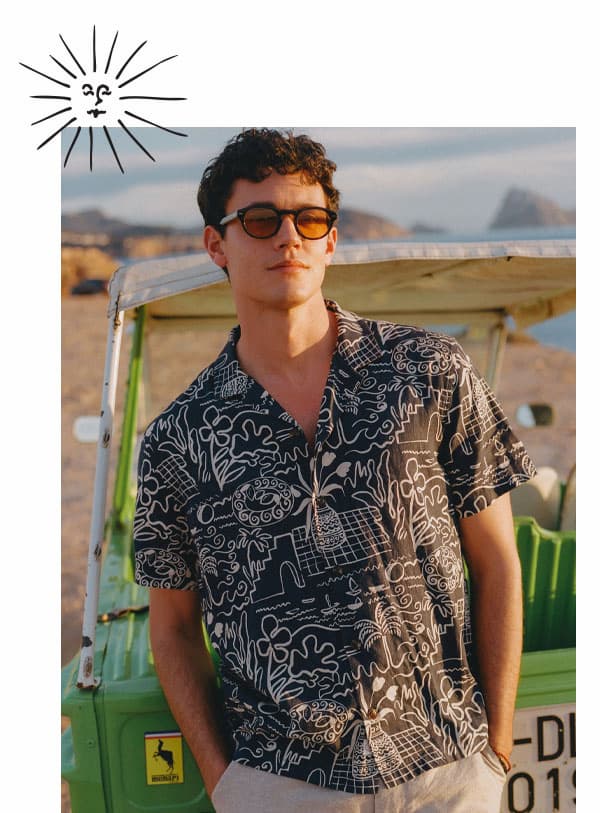Pablo Tencel Linen Resort Shirt