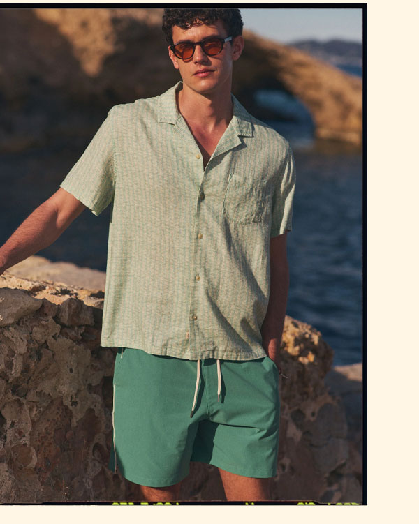 Pablo Tencel Linen Resort Shirt