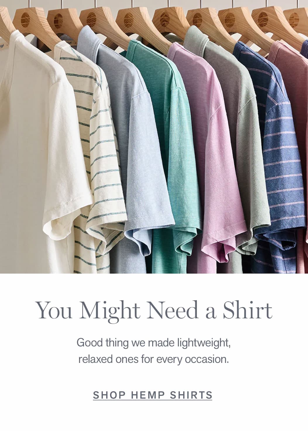 You might need a shirt