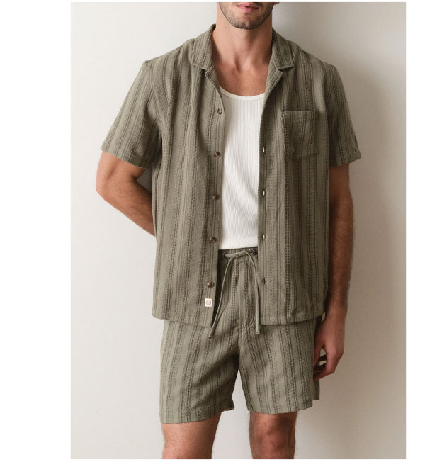 Zane Eyelet Resort Shirt