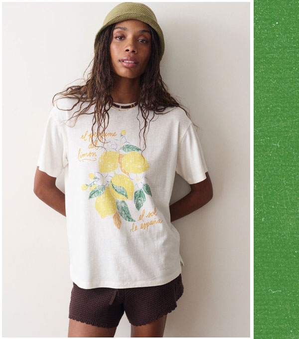 Oversized Hemp Graphic Tee