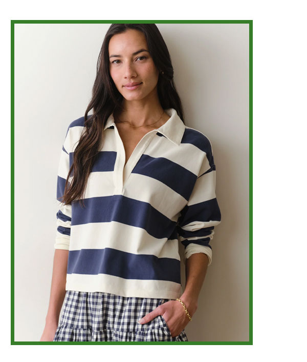 Luxe sueded polo