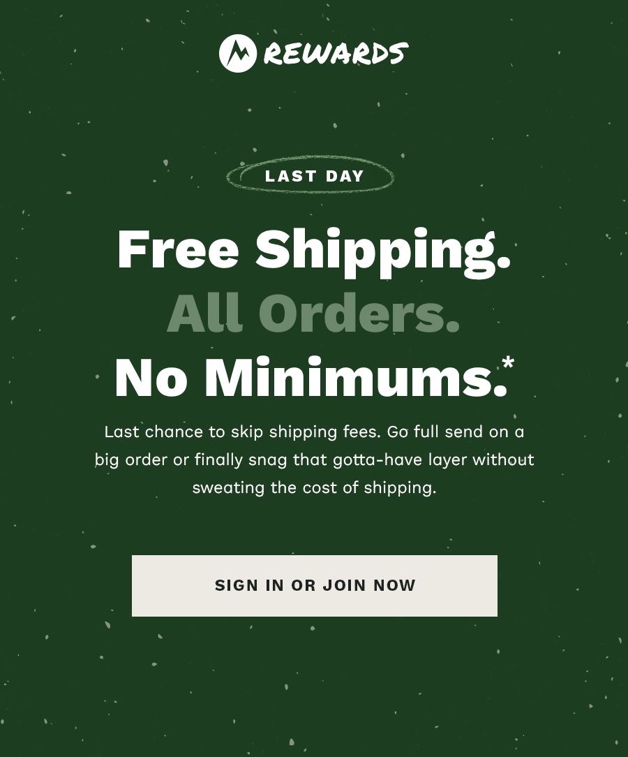 Free Shipping. All Orders.* Sign In or Join Now