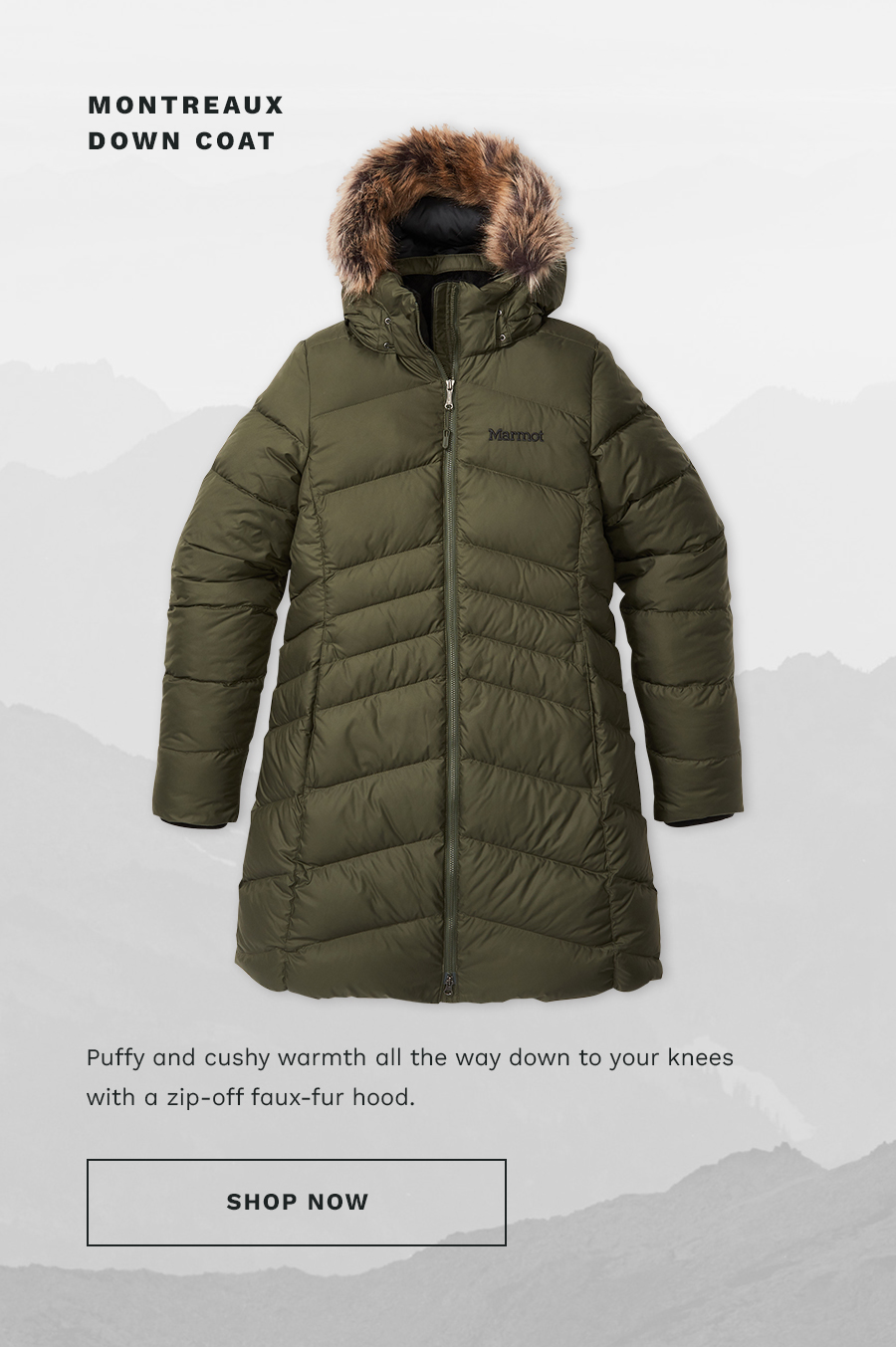 Montreaux Down Coat - Shop Now 