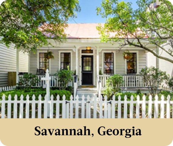 Discover Southern charm from a cozy private rental in Savannah, Georgia.