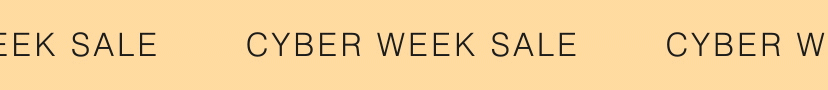 Cyber Week Sale