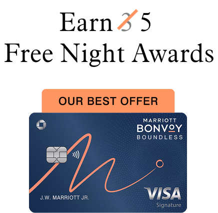 Earn 5 Free Night Awards | Marriott Bonvoy Boundless® Card