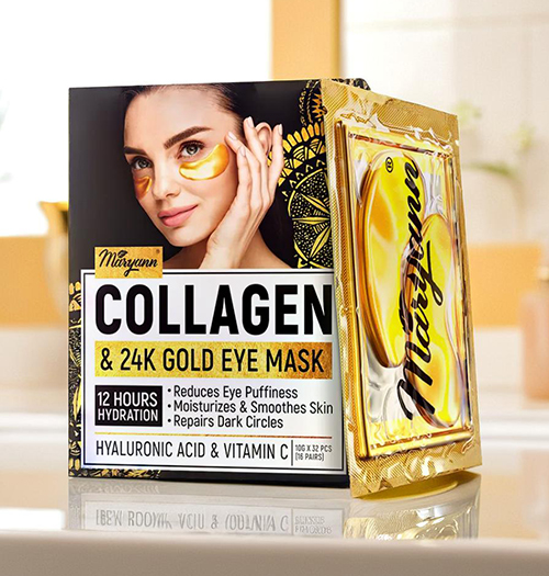UNDER EYE COLLAGEN & 24K GOLD MASKS