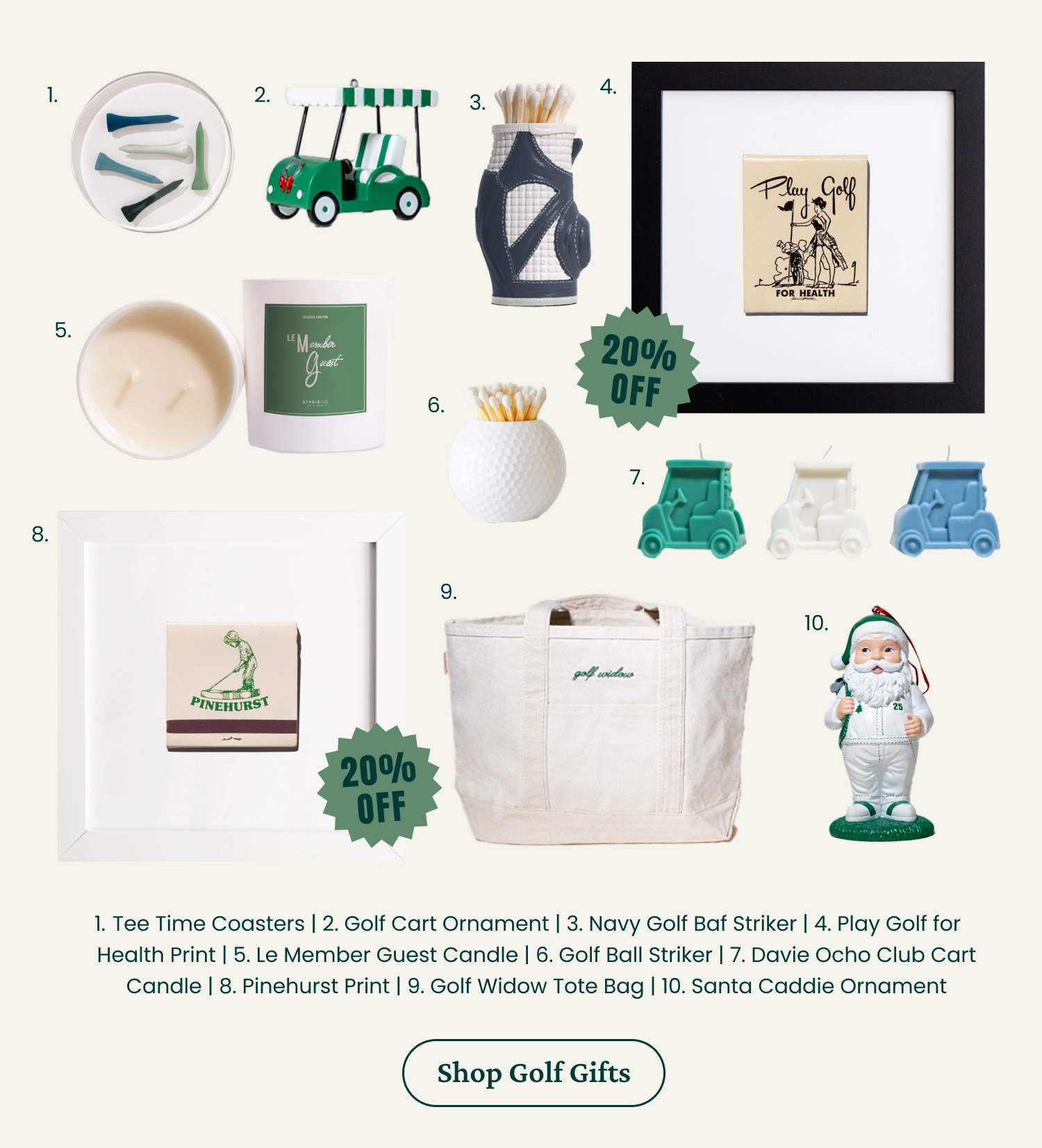 Golfer Gift Guide