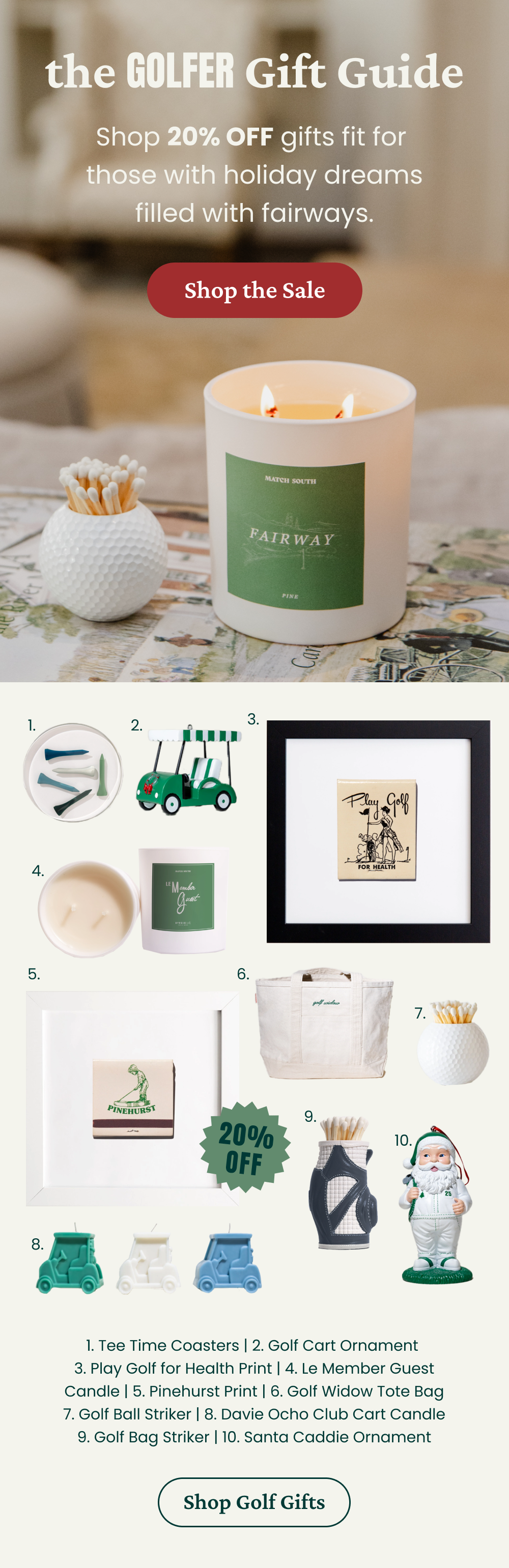 Golfer Gift Guide