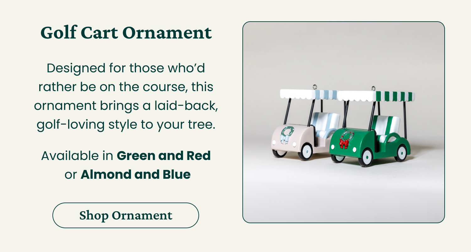 Golf Cart Ornament