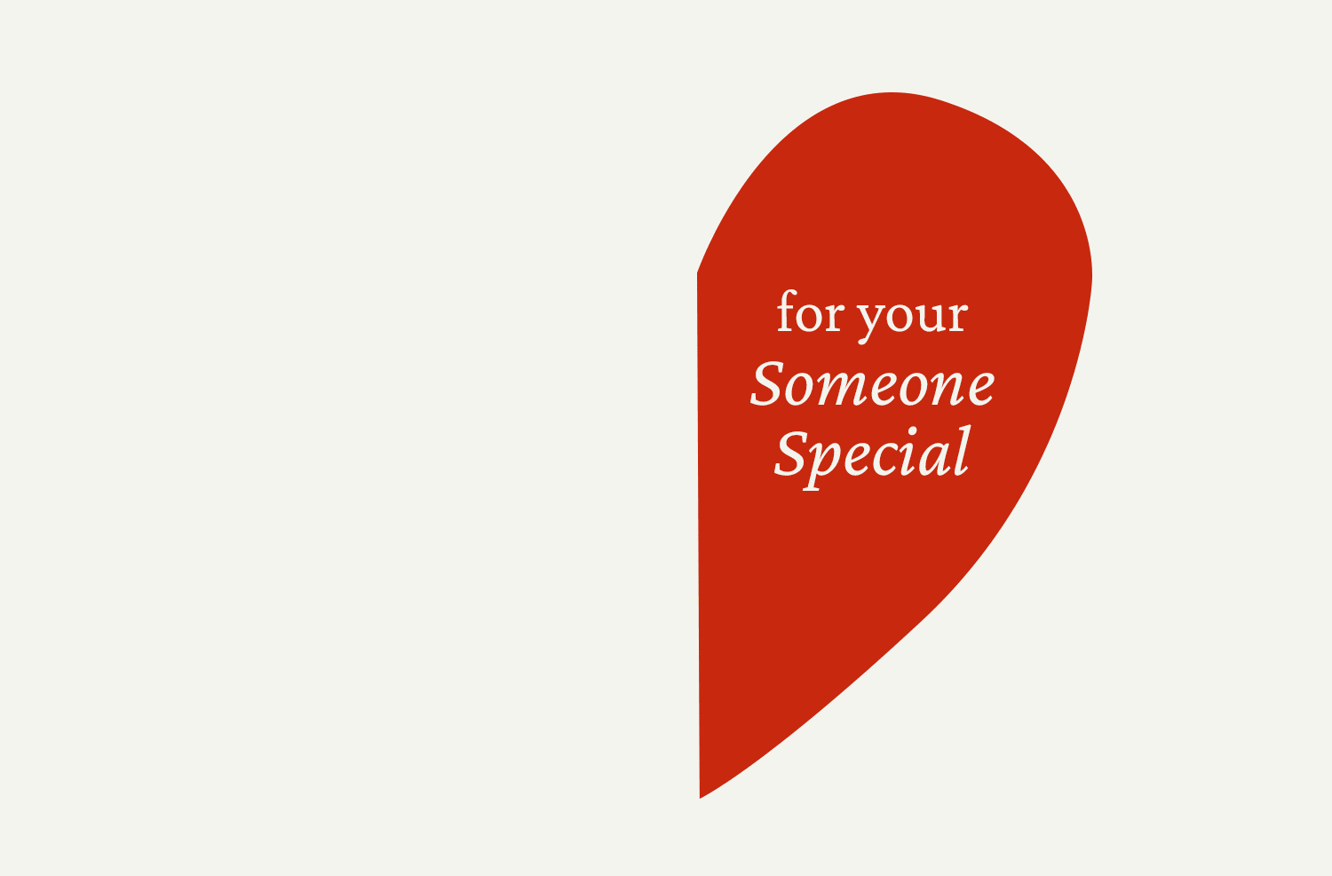 For Someone Special 