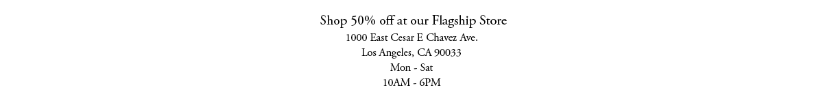 MATTEO Flagship Store Hours