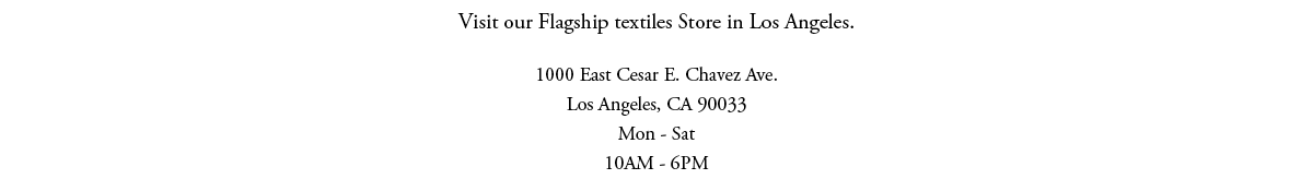 Visit our flagship textiles store