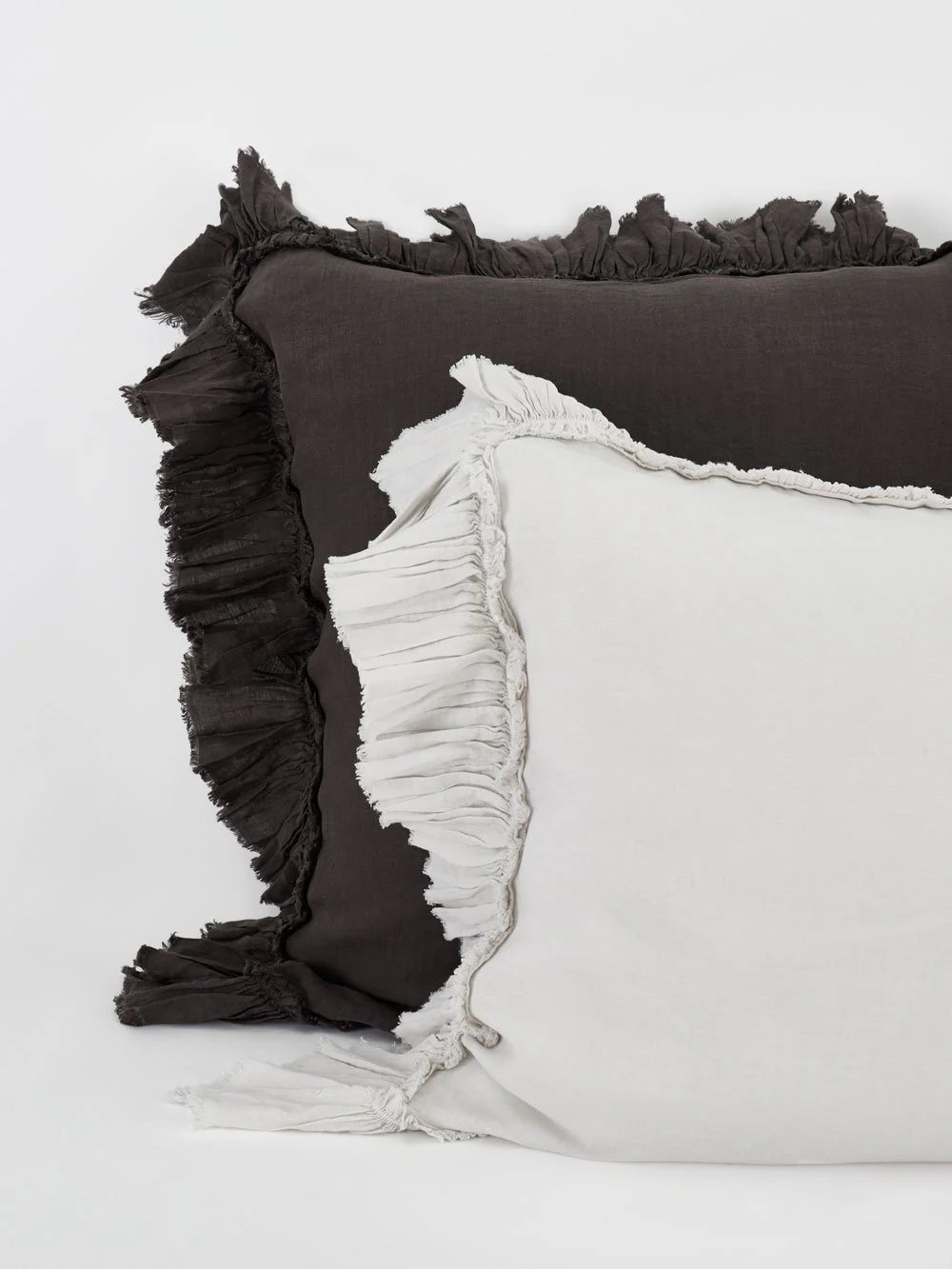 Image of Tat Linen Sham Single - White / King