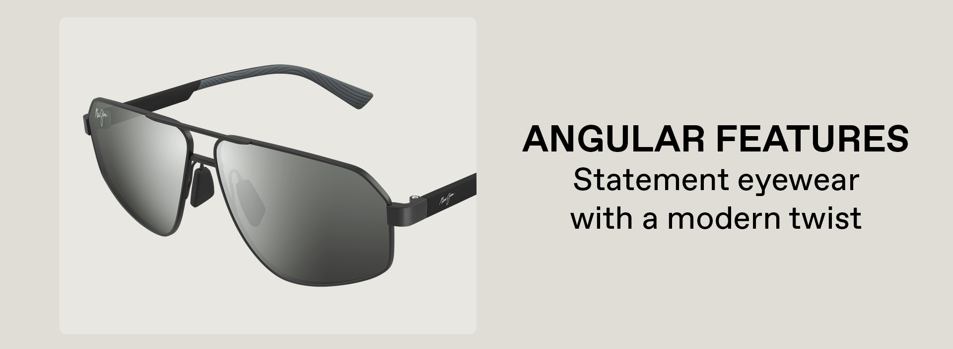 Angular Features - Statement eyewear with a modern twist