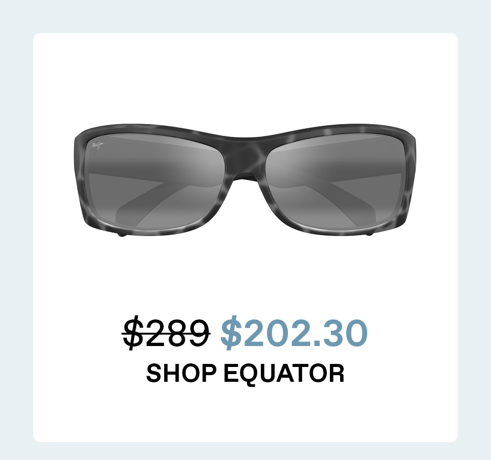 Shop Equator; Was $289/Now $202.30