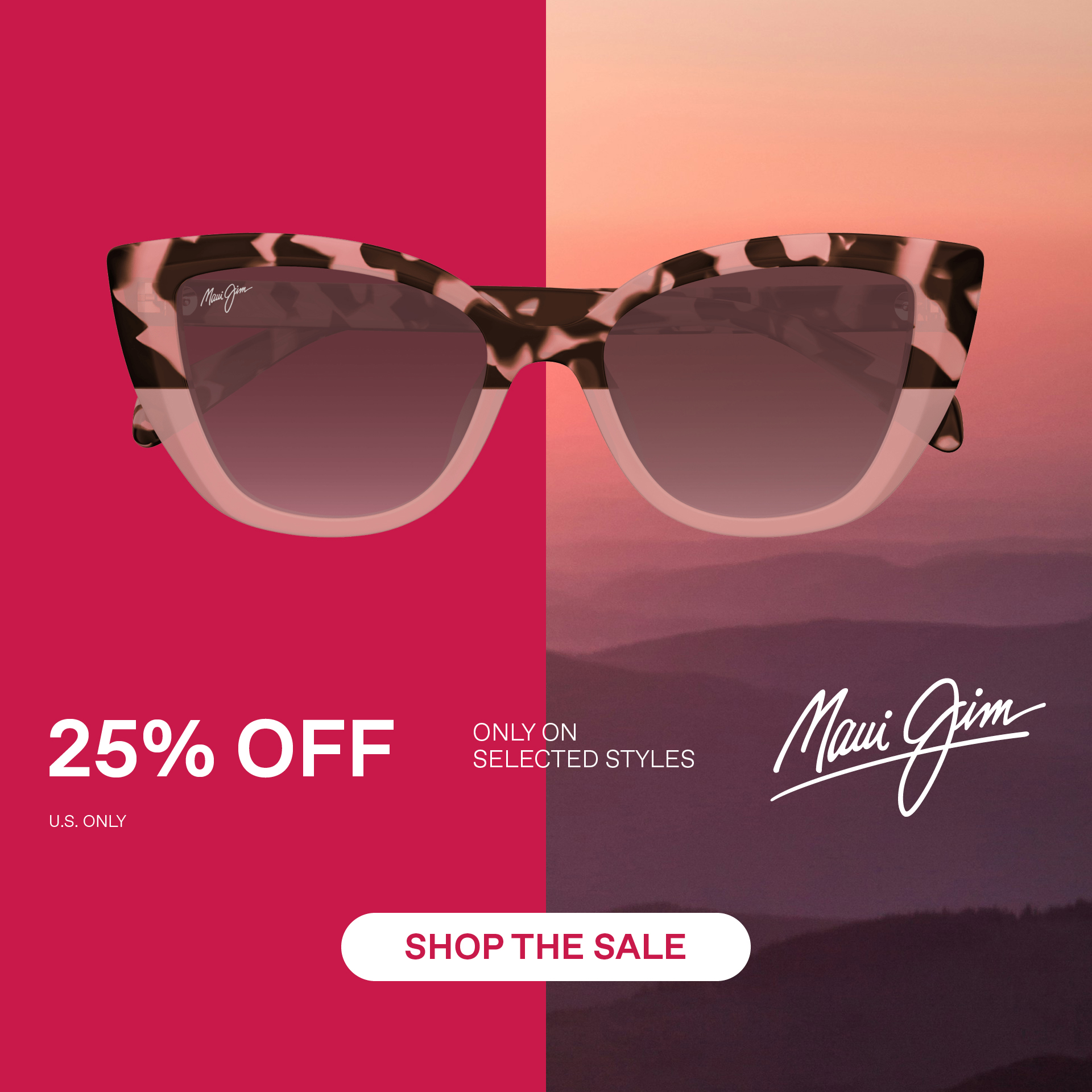 Maui Jim - 25% Off -Select Styles- Shop Now -US 