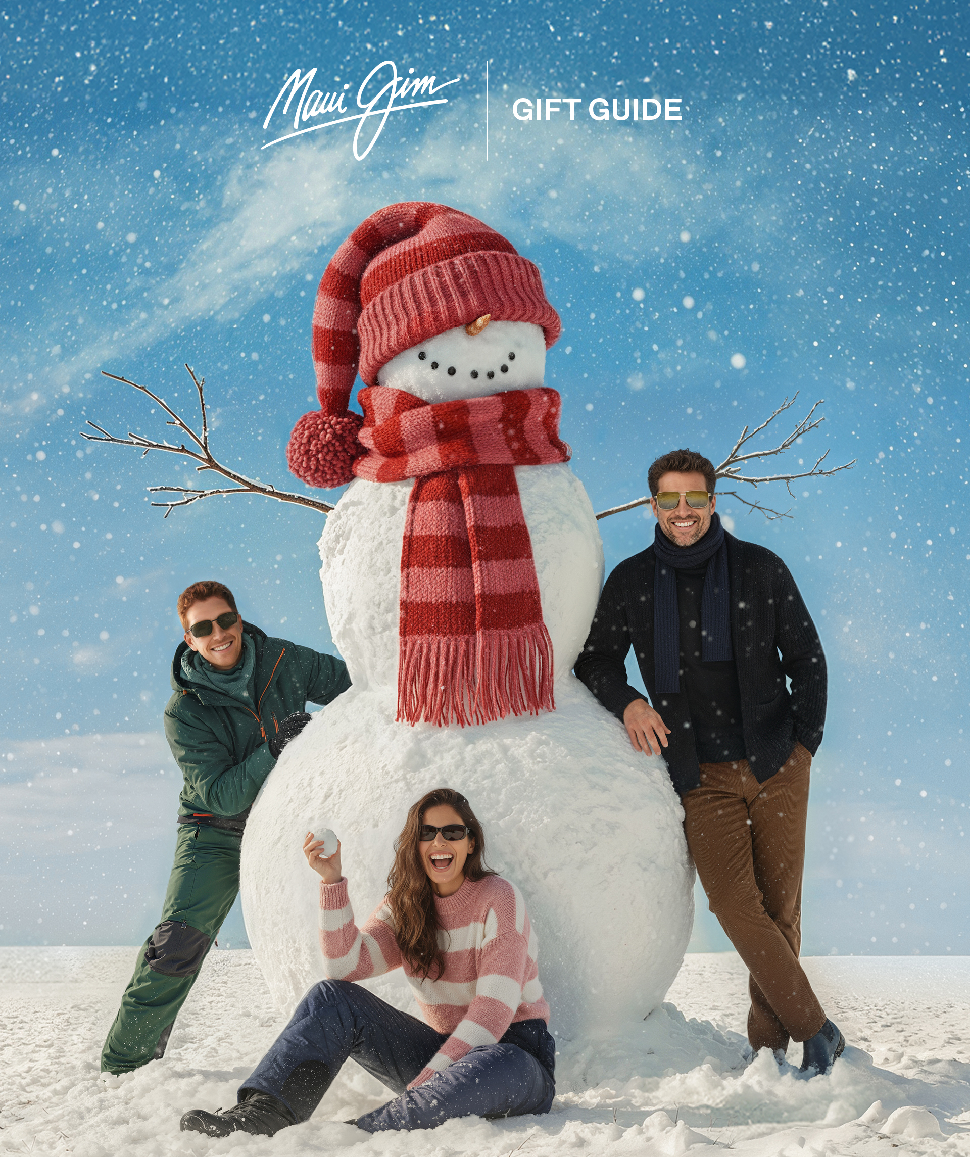 Maui Jim - Holiday Exclusive  - Best selling Honi is available in a new colorway - inspired by Hawaii's beaches, this limited - edition release brings warmth to even the coldest days. SHOP HONI