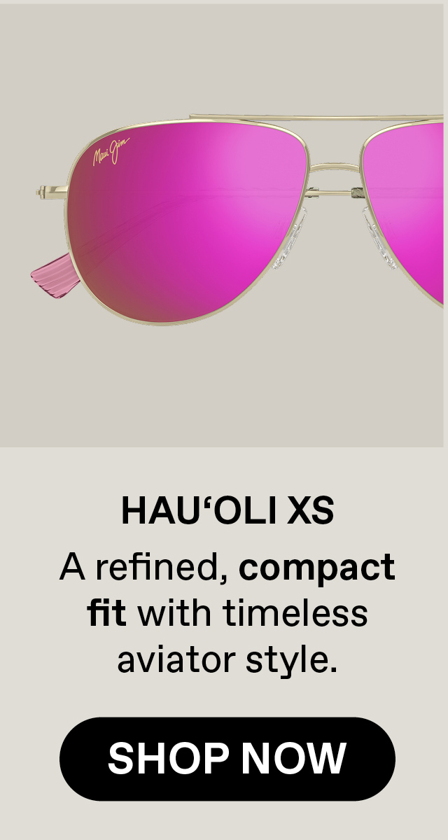 Hou'oli XS - A refined, compact fit with timeless aviator style. Shop Now