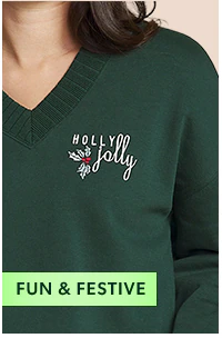 Fun & festive. Model wearing maurices clothing.