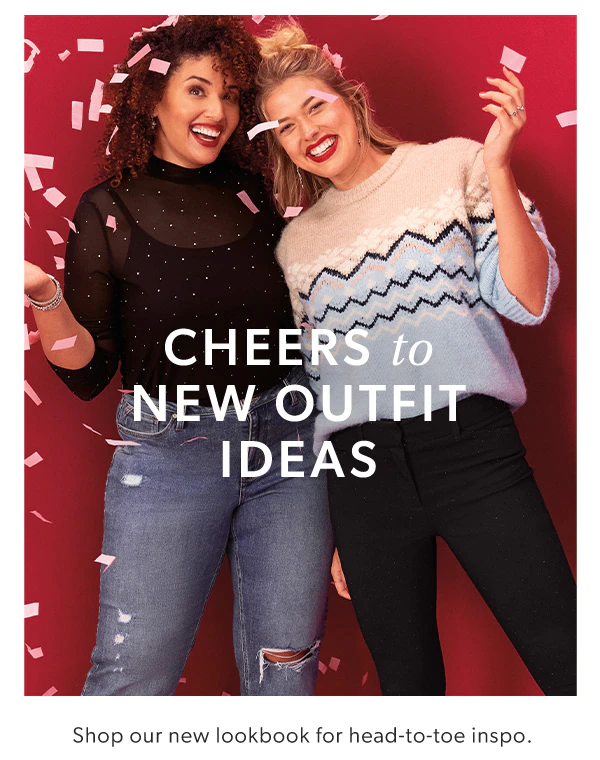Cheers to new outfit ideas. Models wearing maurices clothing.