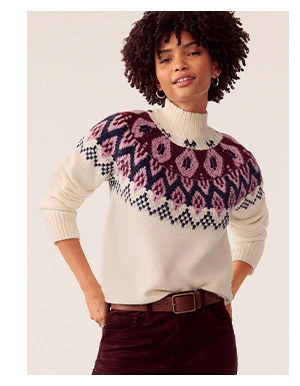 Model wearing maurices clothing.