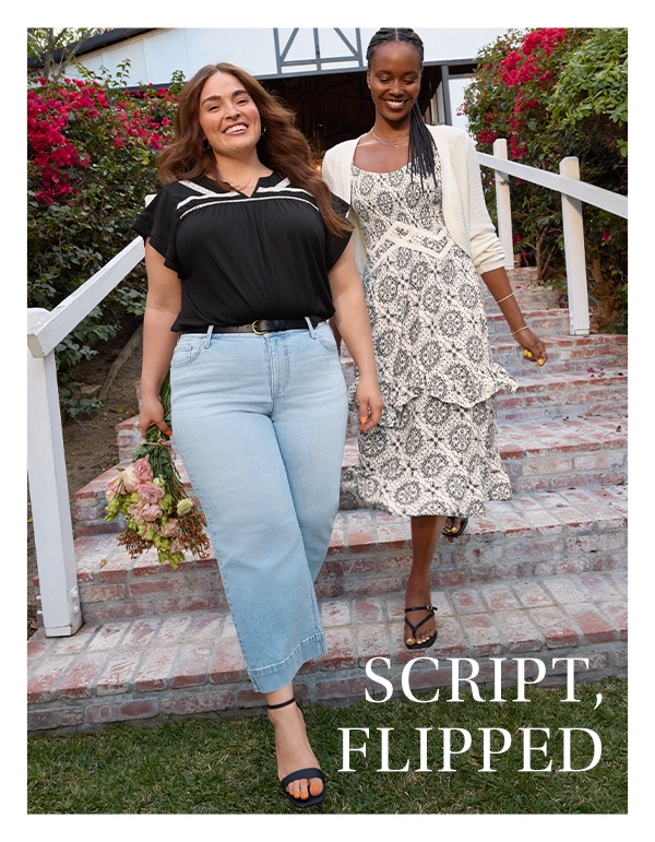 Script, flipped.