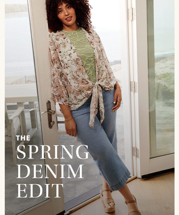 The Spring denim edit. Models wearing maurices clothing.