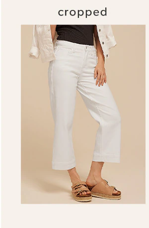 Cropped. Model wearing maurices clothing.