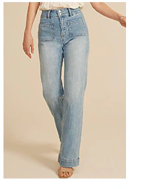 Model wearing maurices clothing.