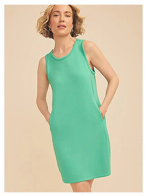 Model wearing maurices clothing.