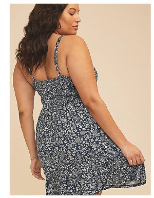 Model wearing maurices clothing.