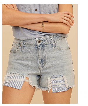 maurices jean shorts.