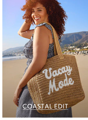 Coastal edit. Model wearing maurices clothing.